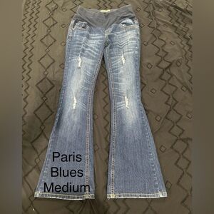 Women’s maternity medium Paris blues jeans